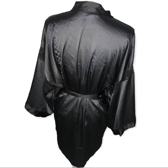 Victoria’s Secret Satin Silky Lace Trim Robe - Picture 3 of 6